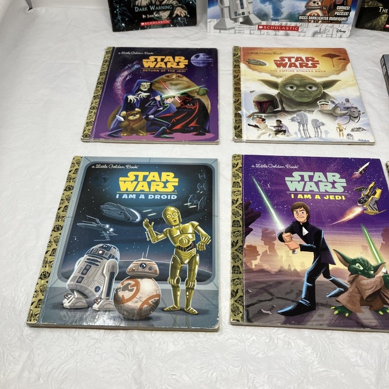 Star Wars Kids Mixed Book Series Lot Mixed Little Golden LEGO Last Of Jedi + gallery