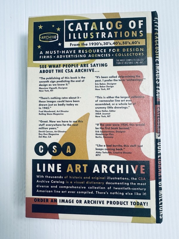 CSA Line Art Archive Catalog Stock Art Reference Book Graphic Design Resource gallery
