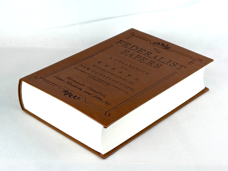 THE FEDERALIST PAPERS Alexander Hamilton James Madison Soft Faux Leather NEW gallery