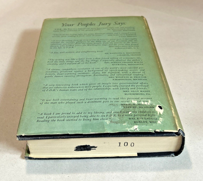F. D. R. My Boss (1949) ~ Grace Tully ~ Hardcover ~ Dust Jacket gallery