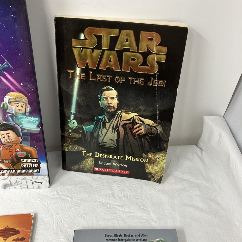 Star Wars Kids Mixed Book Series Lot Mixed Little Golden LEGO Last Of Jedi + gallery