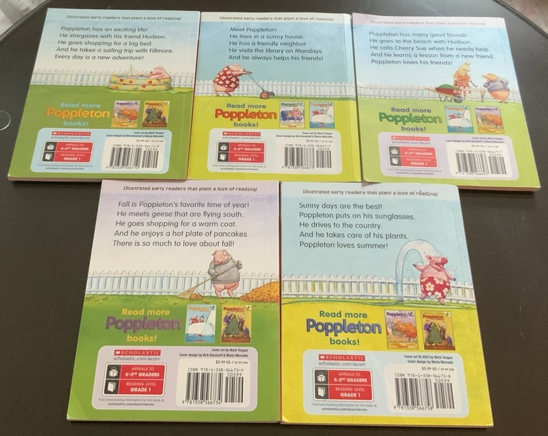 Poppleton Books by Cynthia Rylant Set of 5: An Acorn Book gallery