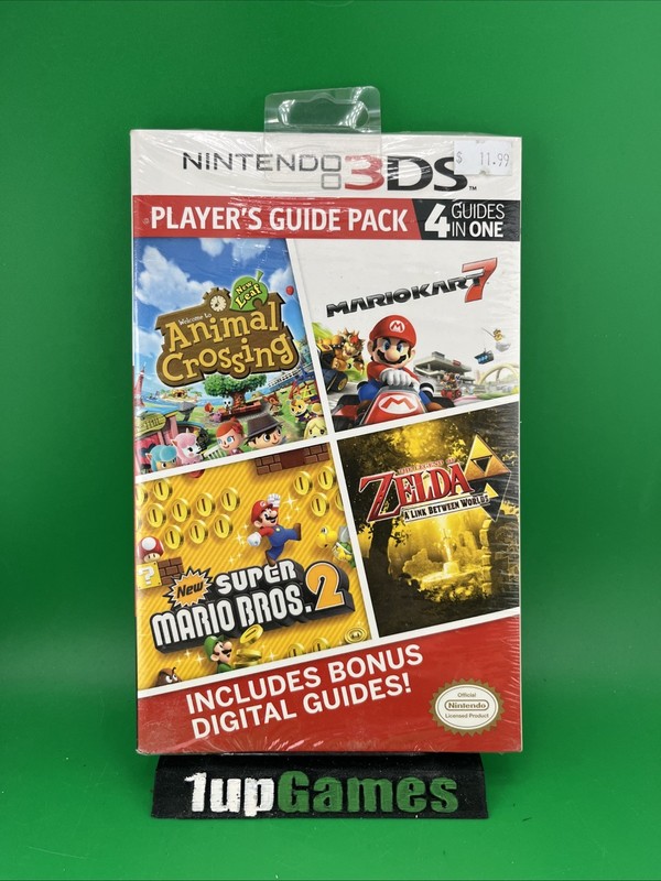 Nintendo 3DS Pack: 4 in One- Animal Crossing/ Mario Kart 7/ Zelda NEW SEALED(T08