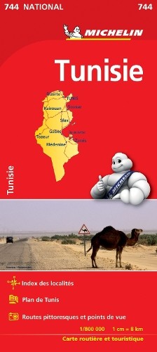 Michelin Tunisia – Michelin National Map 744 (Map)