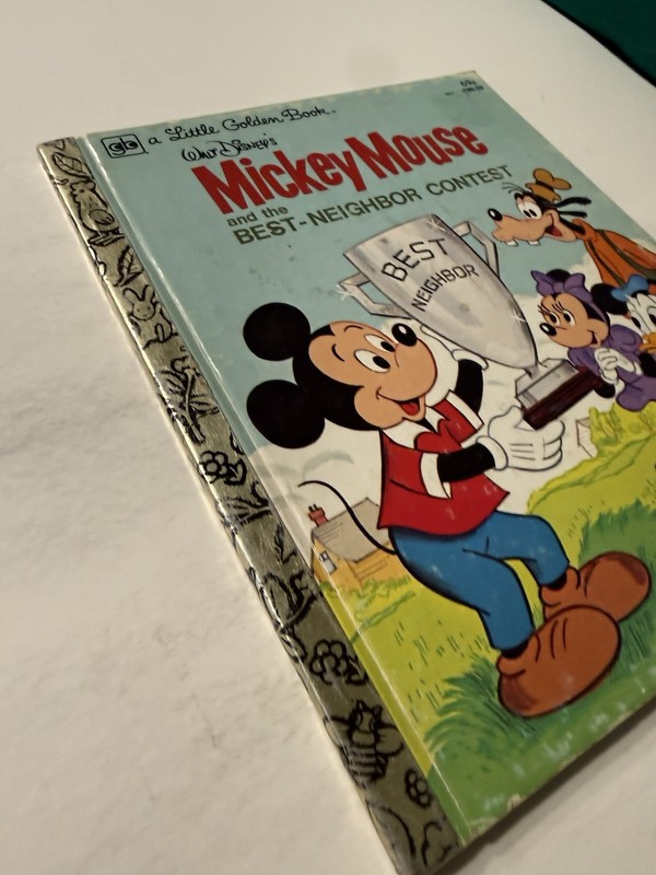 Walt Disney Mickey Mouse Best-Neighbor Contest Little Golden Book 1980 VTG gallery