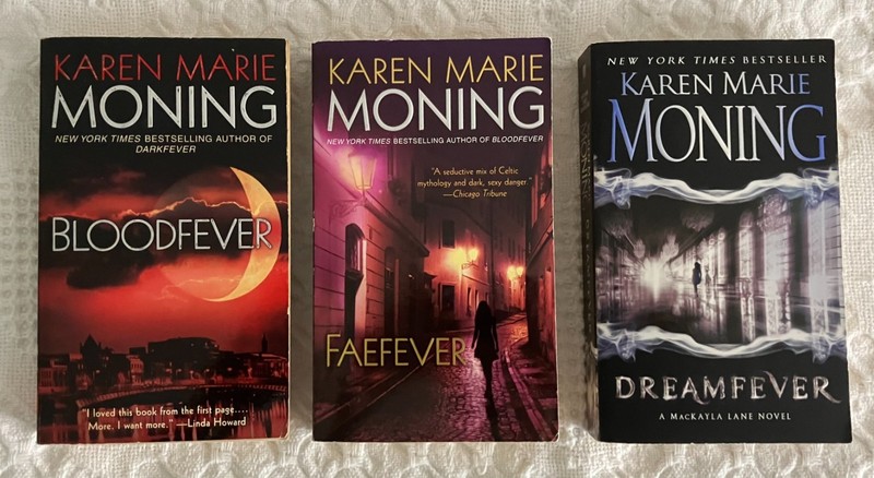 Lot 3 Karen Marie Moning Fever series 2 3 4 Bloodfever, Faefever, Dreamfever