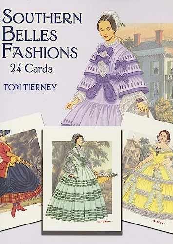 Southern Belles Fashions: 24 Cards (Dover – Cards, by Tierney Tom – Very Good