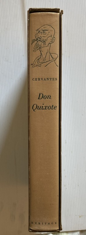 Cervantes Don Quixote Heritage Press VTG HC 1950 w/ case