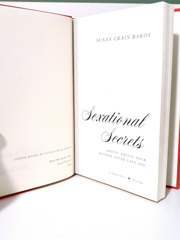 Sexational Secrets: Erotic Advice! Book by Susan Crain Bakos! gallery