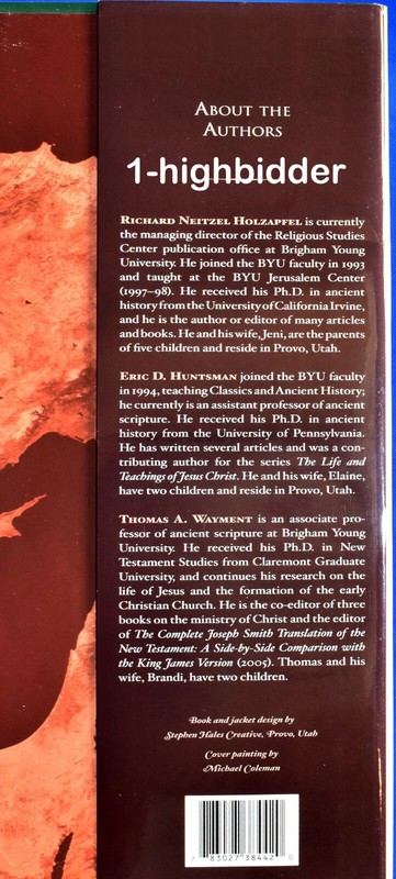 Jesus Christ and the World of the New Testament 1st Ed HCDJ Holzapfel Mormon LDS gallery