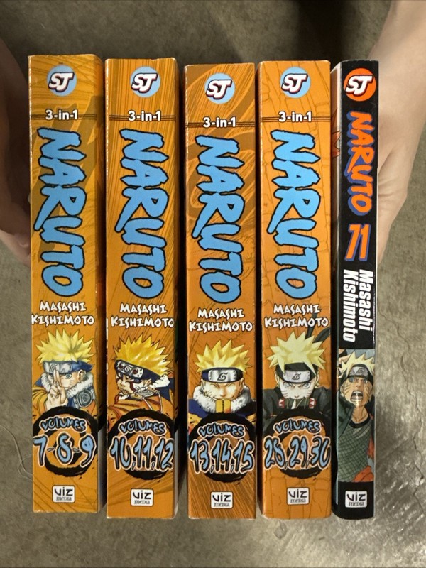3-In-1 Naruto Set 7-15, 28-30, And Vol.71