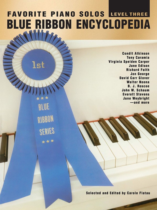 Blue Ribbon Encyclopedia Favorite Piano Solos: Level 3 (Blue Ribbon Series) by,