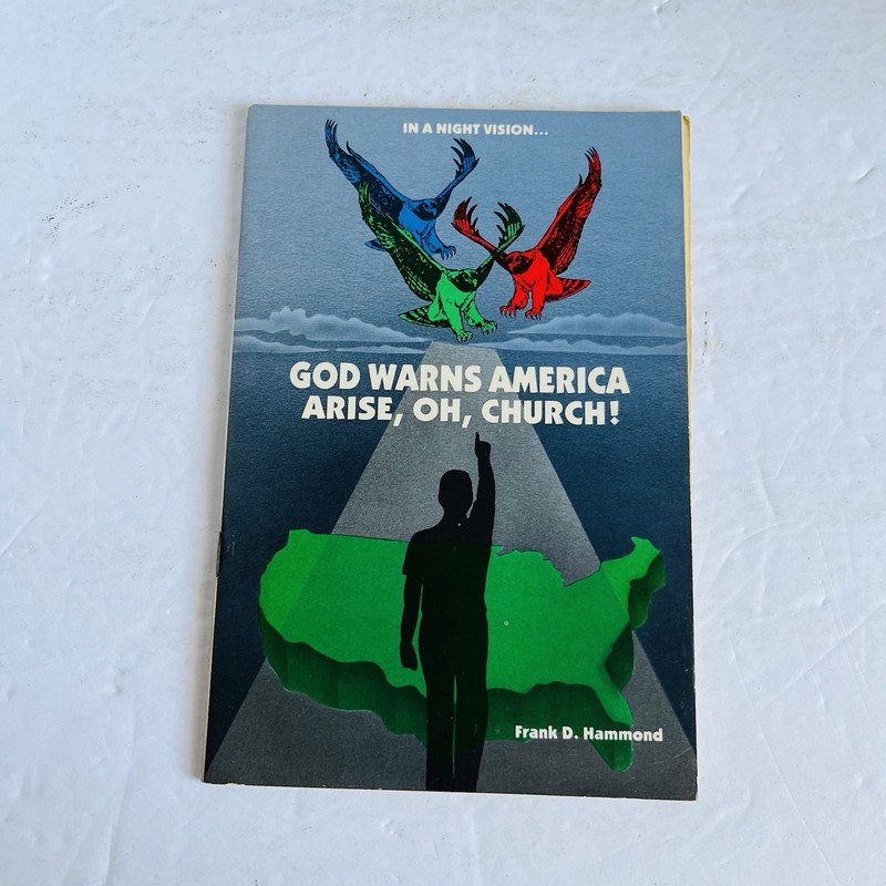 Vintage God Warns America Arise Oh Church Frank Hammond 1985 1st Ed 1st Printing