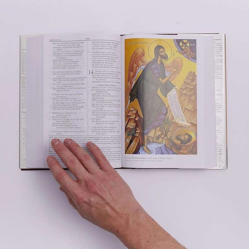 Hardcover Orthodox Study Bible: 1856 Pages of Spiritual Insight by Thomas Nelson gallery