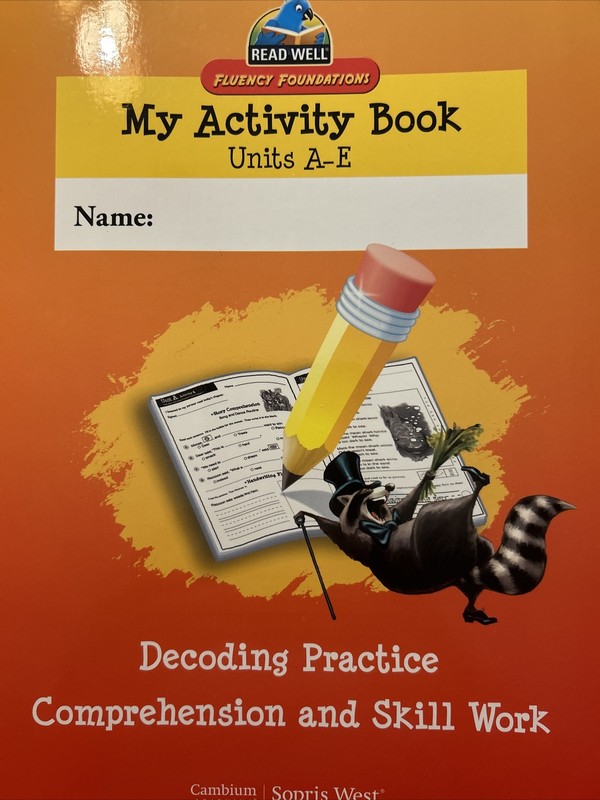 Read Well Fluency Foundations My Activity Book Units A-E Decoding Practice gallery