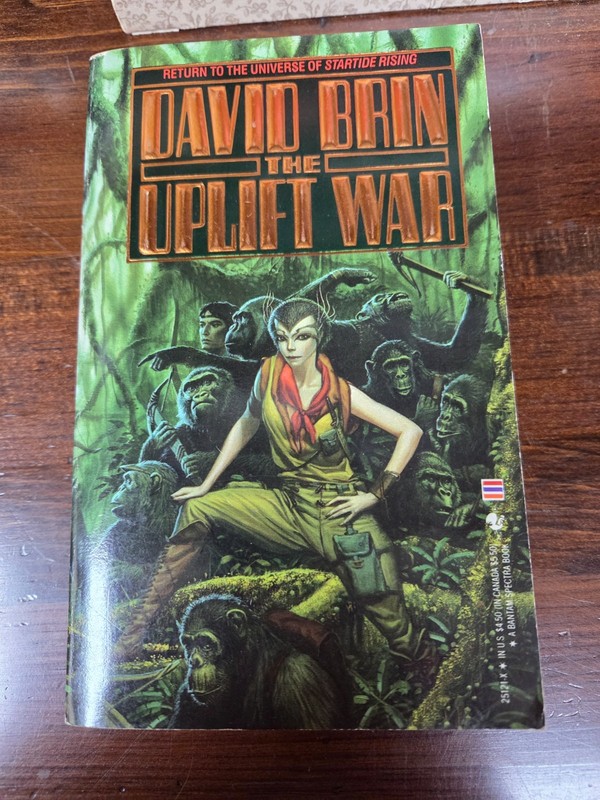 The Uplift War – Mass Market Paperback By David Brin – VERY GOOD used condition