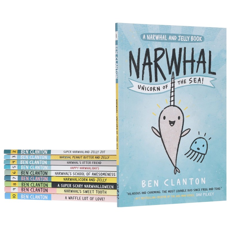 Narwhal and Jelly Series By Ben Clanton 10 Books Collection Set - Ages 4-8 - PB gallery