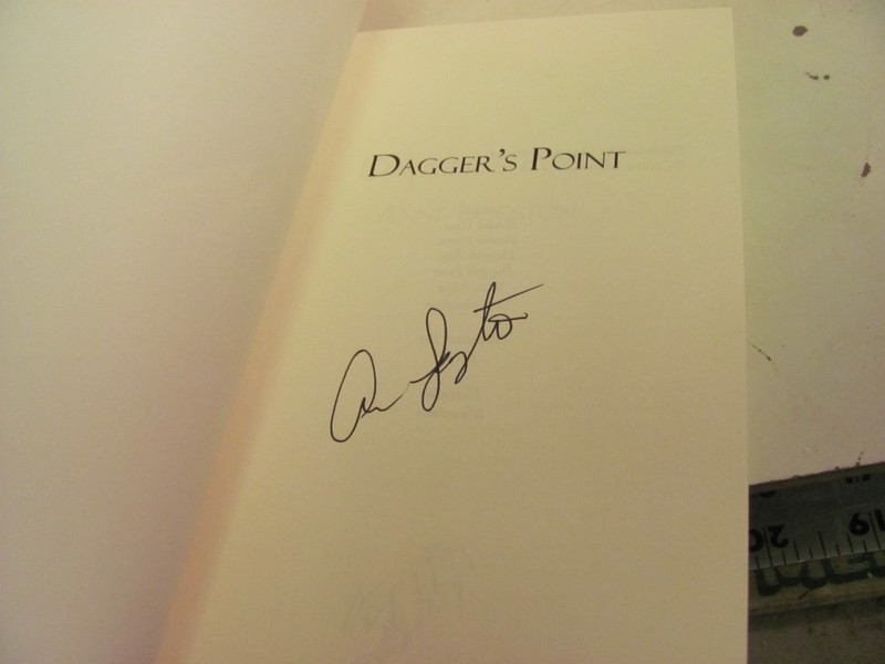"Dagger's Point" written by Anne Logston - Autographed gallery