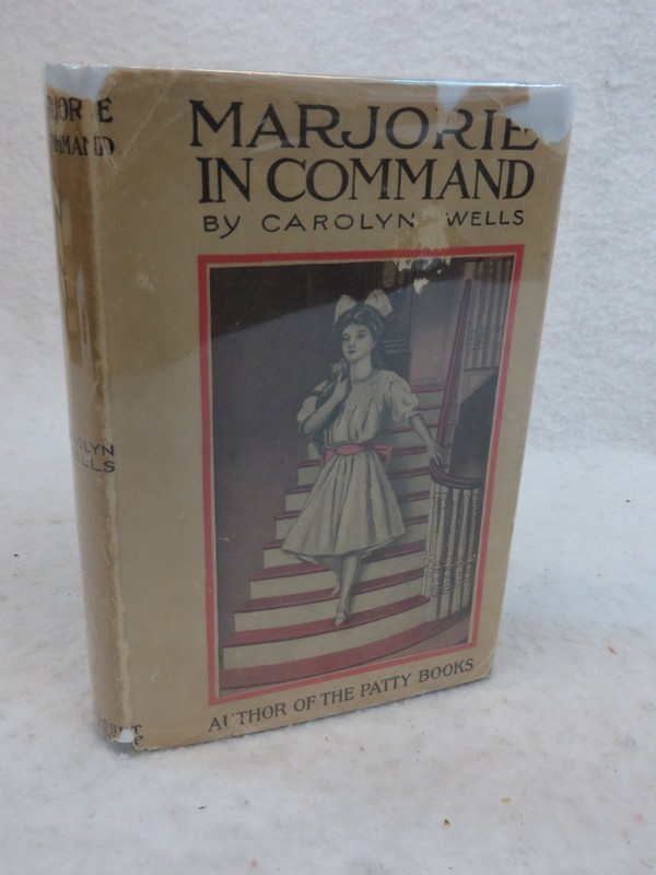 Carolyn Wells MARJORIE IN COMMAND Grosset & Dunlap 1910 HC/DJ Early Reprint