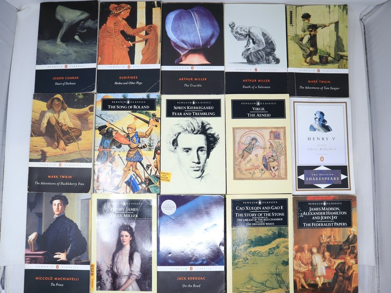 Lot of 10 Penguin Classics Paperback Books Random MIX gallery