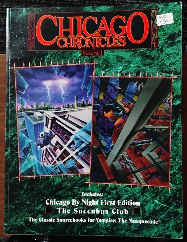 Chicago Chronicles Vol 1 VTM White Wolf WW2234 Chicago By Night / Succubus Club