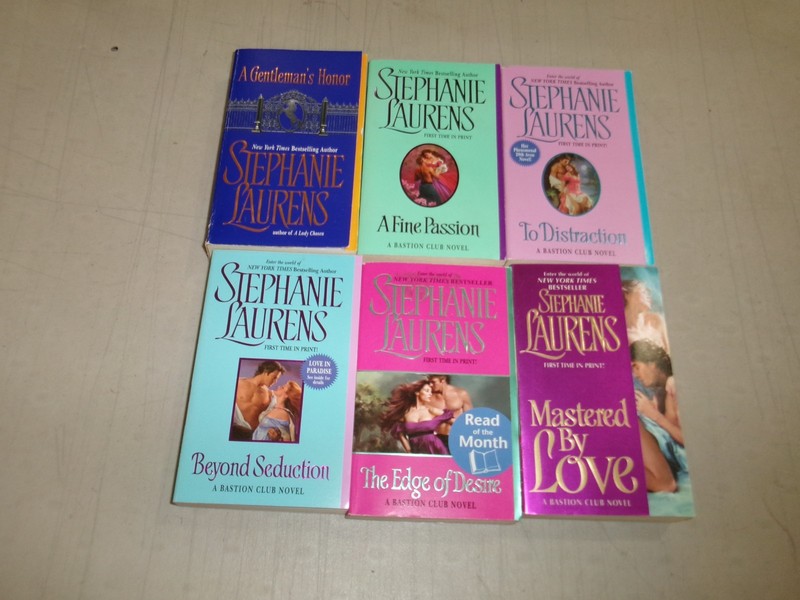 Bastion Club Series by Stephanie Laurens (8 From Series-Titles Below) Lot 7182