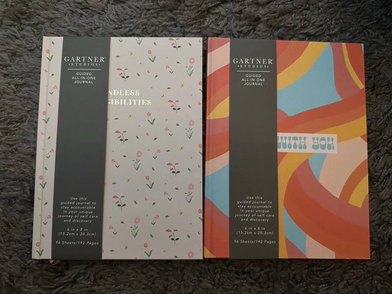 Guided All-In-One Journals by Gartner Studios Set Of 2~Undated~96 sheet~6x8 NEW