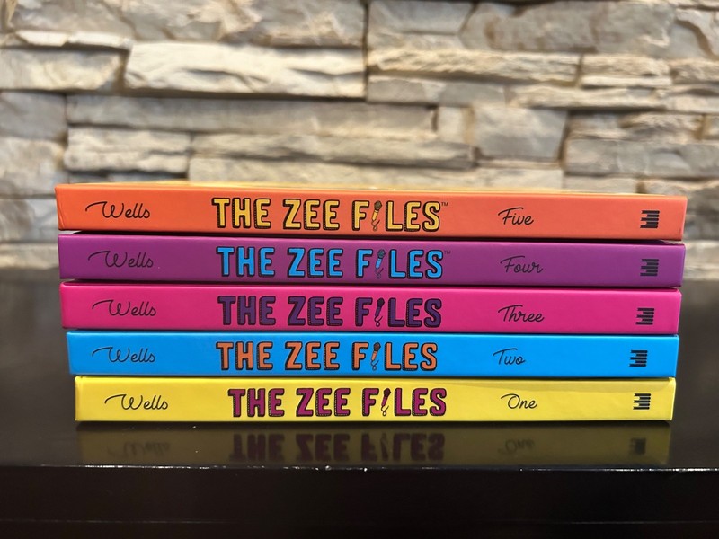 The Zee Files Books 1-5 Complete Set Lot YA Novel Series Hardcover