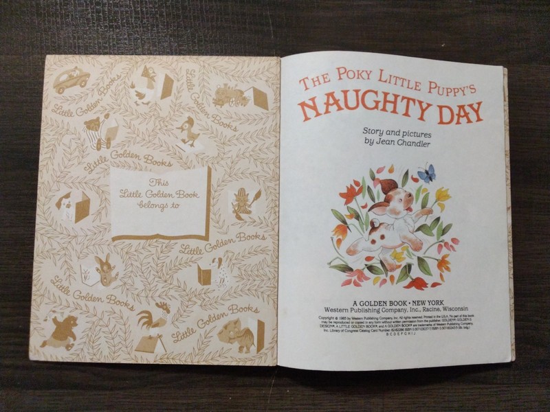 A Little Golden Book - The Poky Little Puppy's Naughty Day gallery