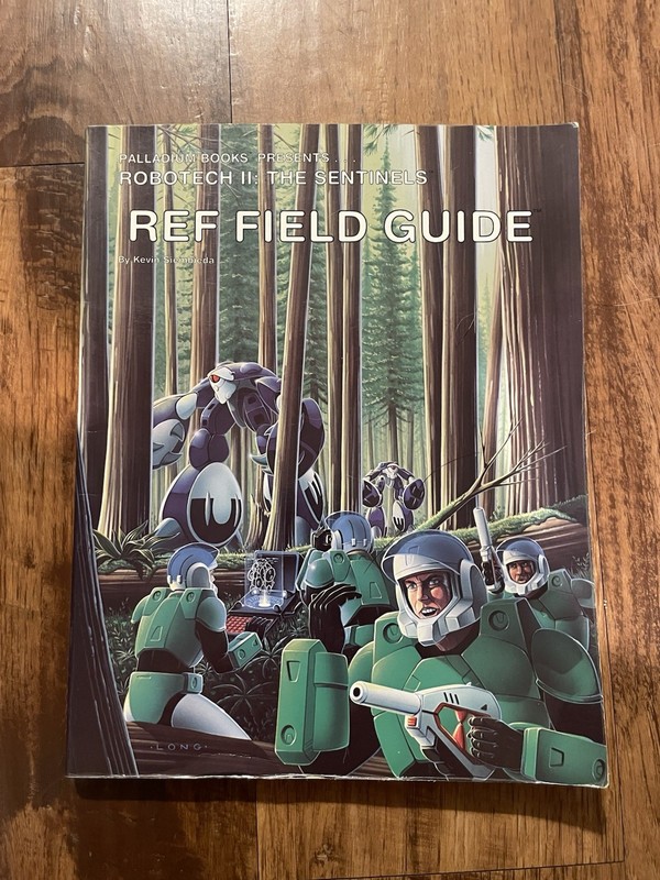 Robotech II: The Sentinels REF FIELD GUIDE 1st Printing 1989