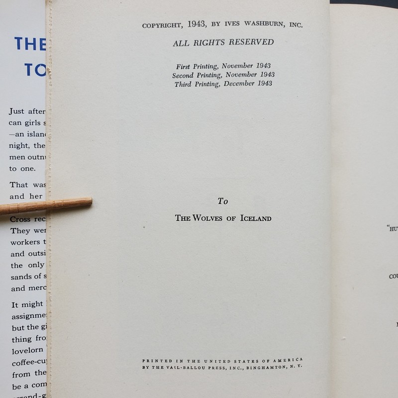 They Sent Me to Iceland Jane Goodell 1943 Hardcover Red Cross WWII History gallery