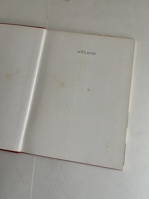 SOULAGES by Bernard Ceysson HC DJ Bonfini Press 1980 1st Edition gallery
