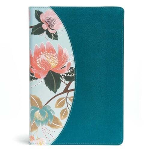 The CSB Study Bible for Women, Teal/Sage Leathertouch by Kelley Patterson: Used