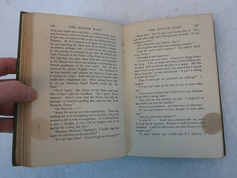 C.N & A.M. Williamson THE MOTOR MAID Doubleday, Page & Co. NY 1910 1stEd Illust gallery