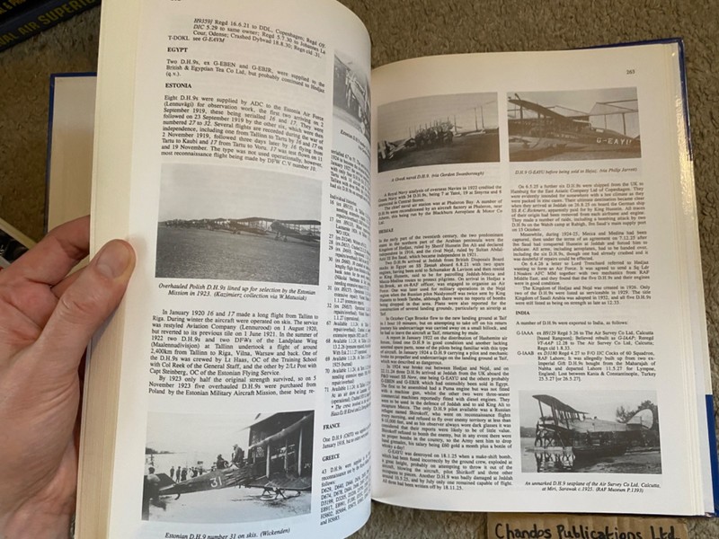 The D.H.4 / D.H.9 File - Ray Sturtivant & Gordon Page - Air Britain - OOP! gallery