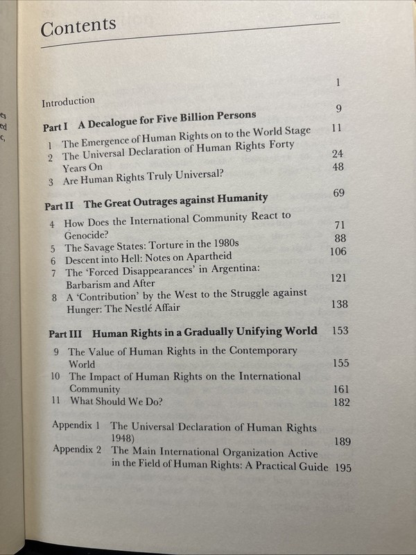 Human Rights in a Changing World By Antonio Cassese HC DJ 1990 EUC gallery
