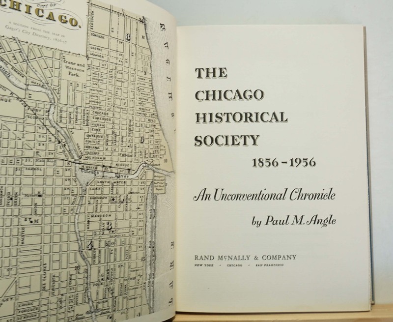 The Chicago Historical Society 1856-1956 Angle SIGNED History w/Slipcase gallery
