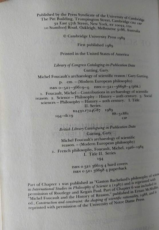 Michel Foucault's Archaeology of Scientific Reason gallery