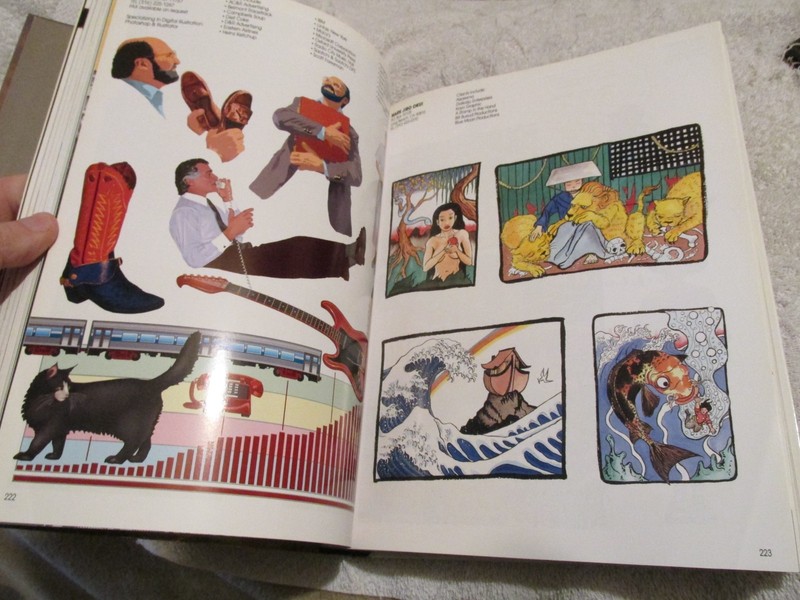 Graphic Artists Guild’s Directory of Illustration No. 13 - 1990s Retro Art Book gallery