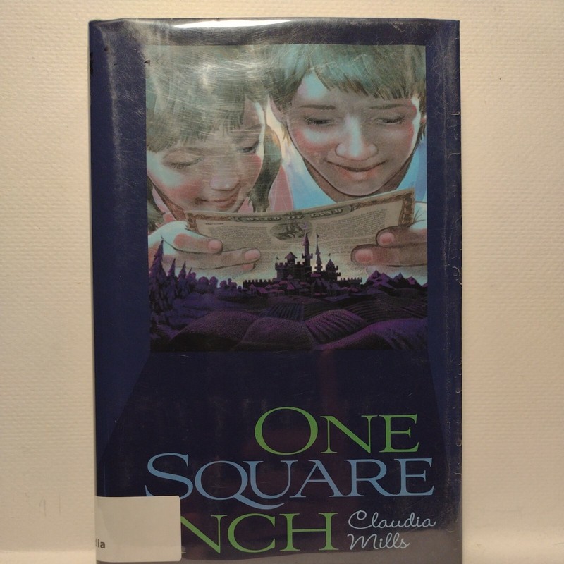 One Square Inch by Claudia Mills (2010, Hardcover) First Edition .