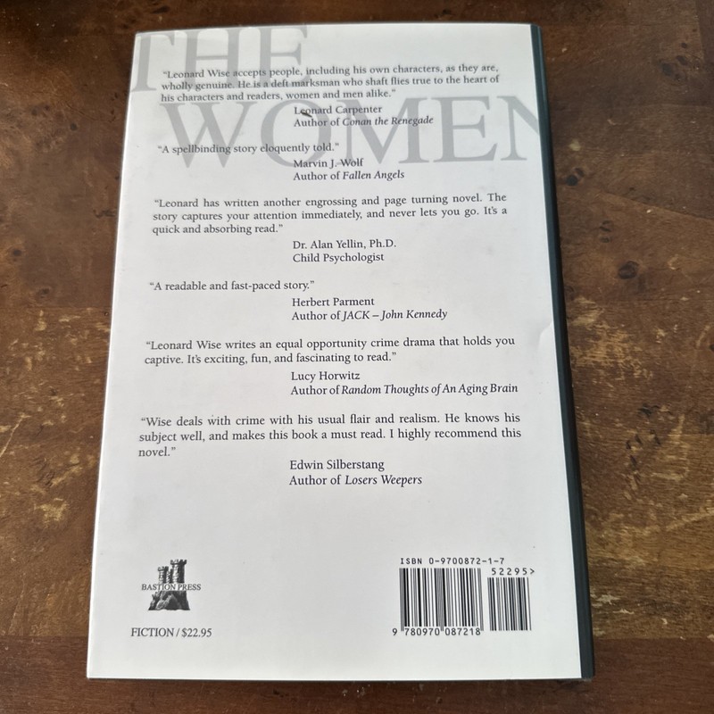 CENTER STREET The Women By Leonard Wise Hardcover First Edition New Ships Fast gallery