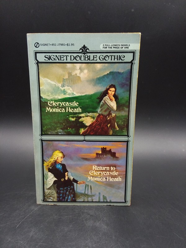 Monica Heath CLERYCASTLE / RETURN TO CLERYCASTLE Signet Double Gothic Romance