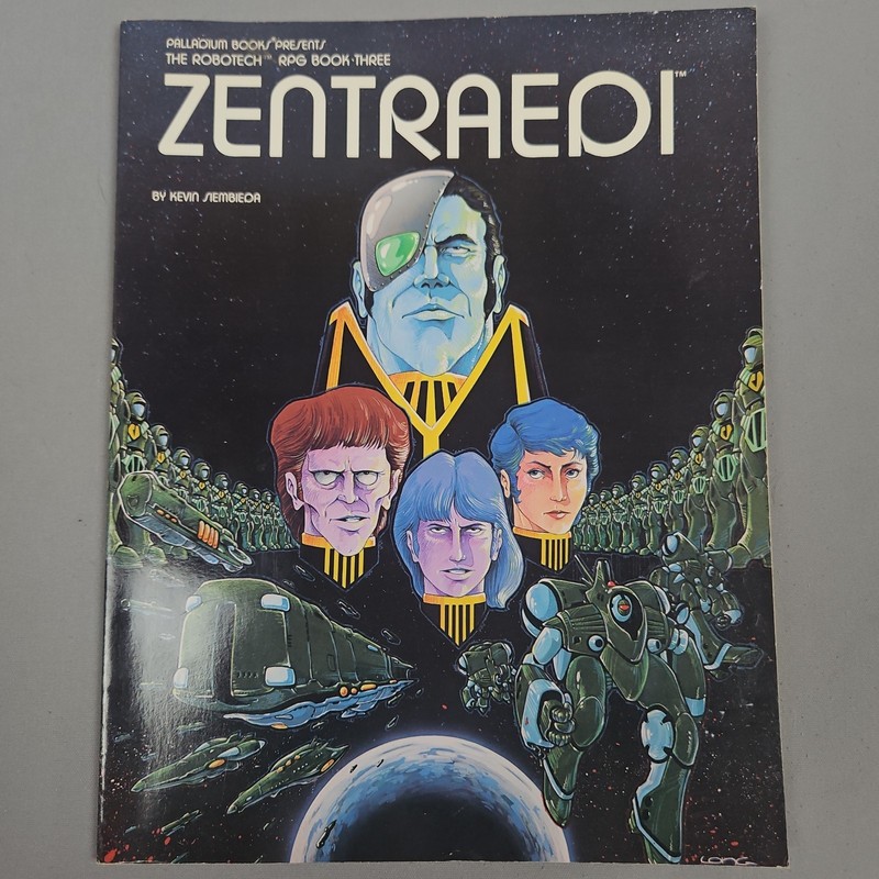 Robotech RPG Book 3: Zentraedi Paperback Palladium Books 3rd Print 1990