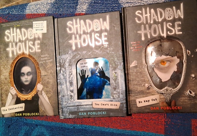 Shadow House set of 3: The Gathering,You Can’t Hide & No Way Out by D.Poblocki