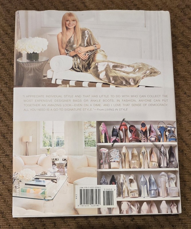 Living in Style by Rachel Zoe Hardcover Illustrated Fashion Self-Help Book gallery