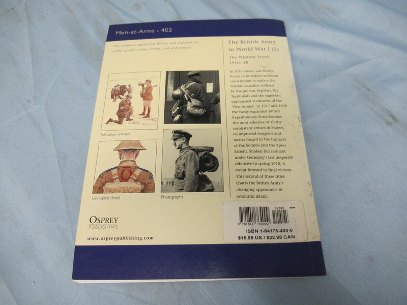 Men-at-Arms 402 The British Army in World War 1 (2) 9781841764009 (C) gallery