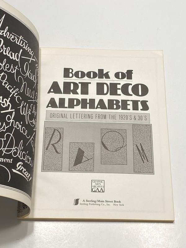 Book of Art Deco Alphabets: Original Lettering from the 1920's & 30's TPB gallery