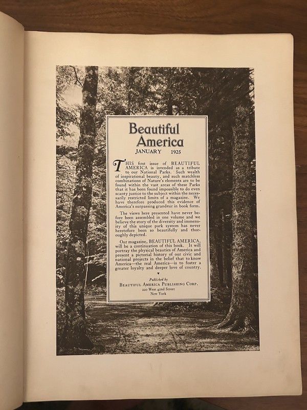 1924 Beautiful America Our National Parks Hard Cover Book 160 Pages First Ed. gallery