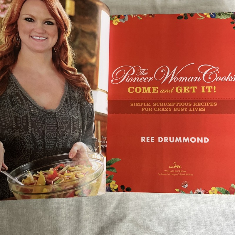 Pioneer Woman “Come And Get It” Cookbook, 2017, 395 Pages, Hardcover W/ Dust Jkt gallery