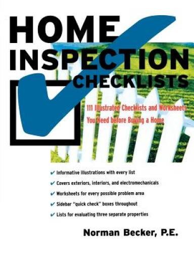 Home Inspection Checklists: 111 Illustrated Checklists and Worksheets You – GOOD